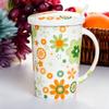 500ML. Fine Bone China Cup Thermal, Pottery and Ceramic Coffee Mug, Reusable Gargle Cup for Drinks, Drinkware Personalized Gifts