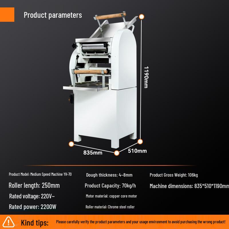 Kelaiheng Automatic Commercial Noodle Maker and Dough Press Machine for School and Canteen