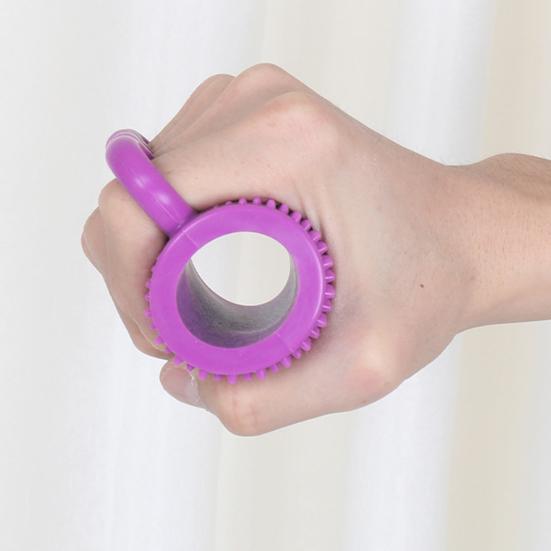 Silicone Squeeze Finger Exerciser 4 Finger Exerciser Ergonomic Hand Massage Grip Strength Trainer Arthritis Hand Therapy Rehabilitation Gripper