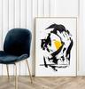 Poster Black Abstraction