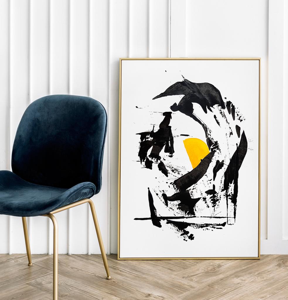 Poster Black Abstraction
