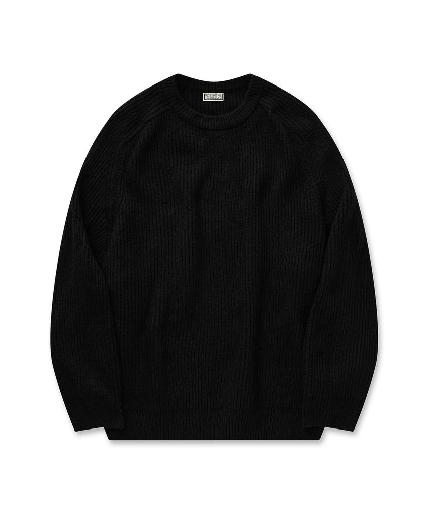 Pilpeu Basic Crewneck Knit 32(Black)