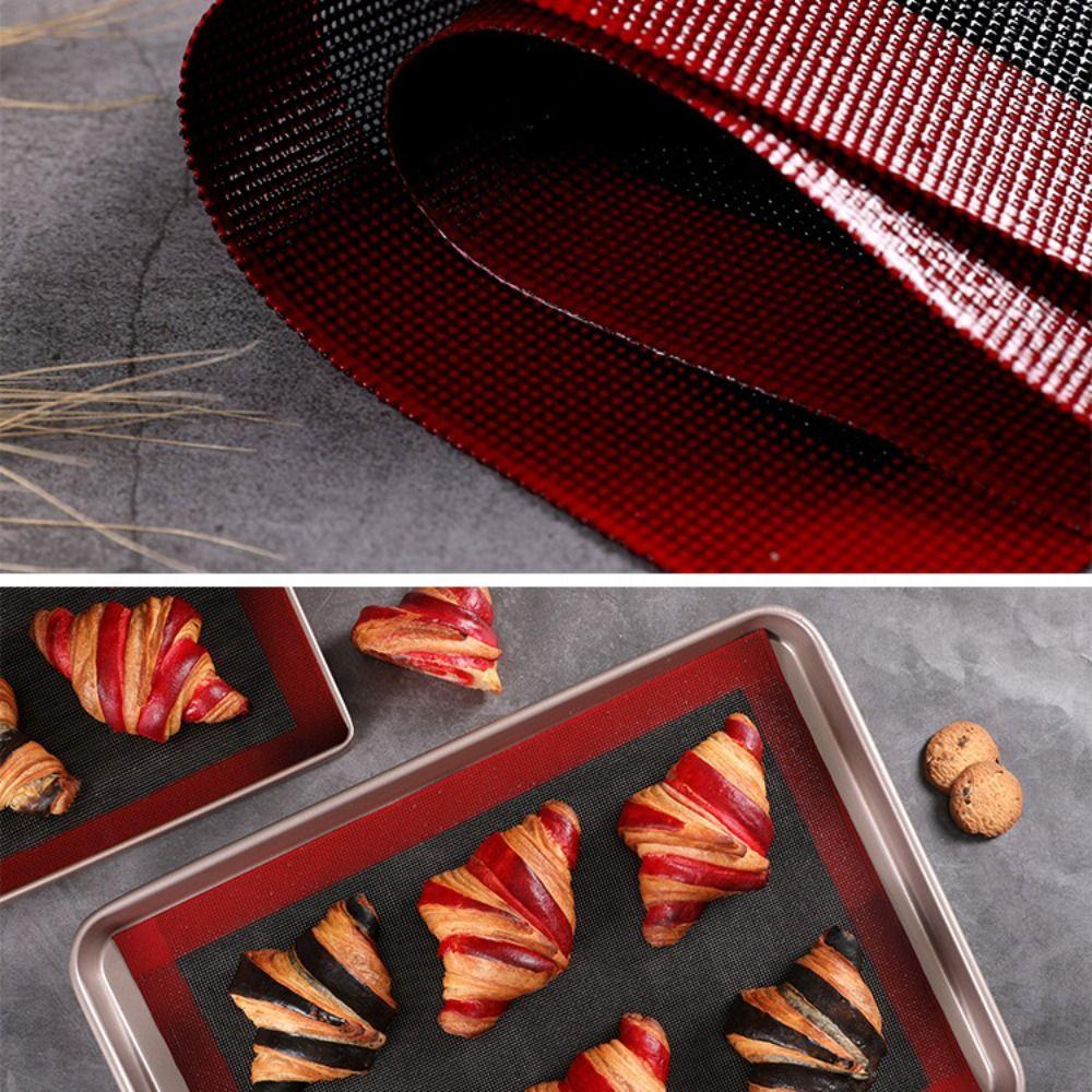 1/2 ks žáruvzdorná perforovaná silikonová podložka na pečení Kuchyňské potřeby na pečení