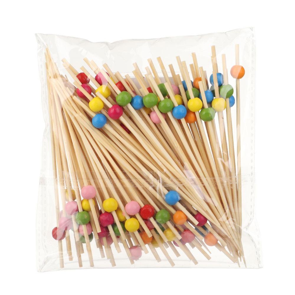 Picnic Party Supplies Cocktail Fork Wooden Dessert Salad Stick Cocktail Pick  Food Cupcake Fruit