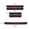 Carbon Fiber Car Door Threshold Stickers Tape for DACIA Logan Badge Duster Spring Lodgy Dokker Trunk Sill Protective Film Decals