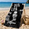 Custom Name Pink Glamour Ay-liva Heart In Space Adventure Microfiber Beach Towel, Lightweight for Summer Travel, Swimming Pool Fan Gift