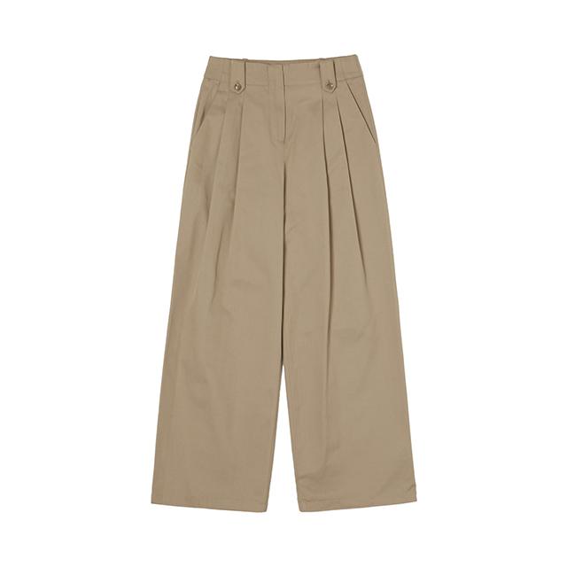 LAP Double-Pleat Wide Pants Aq1Wp269