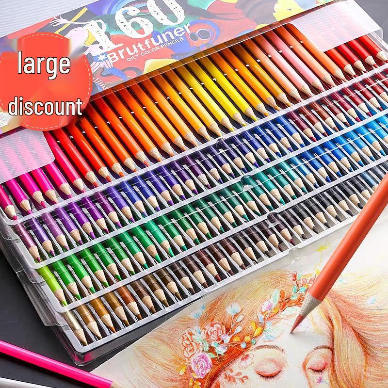 Oil-Based Colored Pencils: 520 Total with 120 and 72 Color Sets for Art Classes, Graffiti, and Drawing.