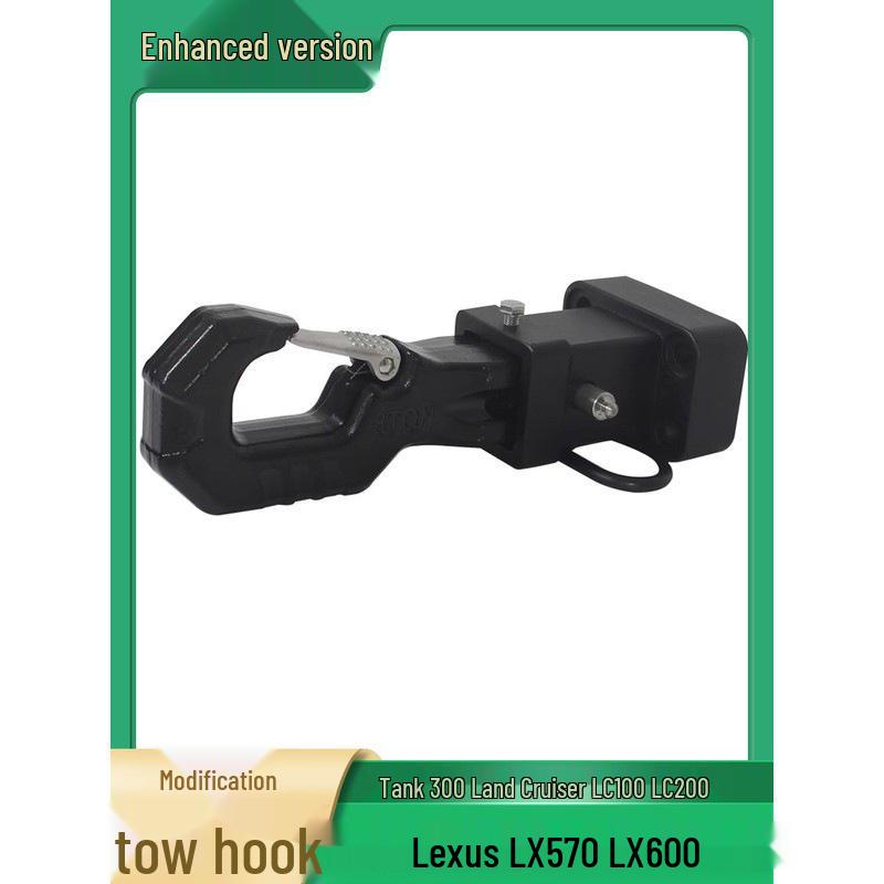 Compatible Tow Hitch & Rear Tow Hook for Land Cruiser, LX570, Tank 300, and LC200.