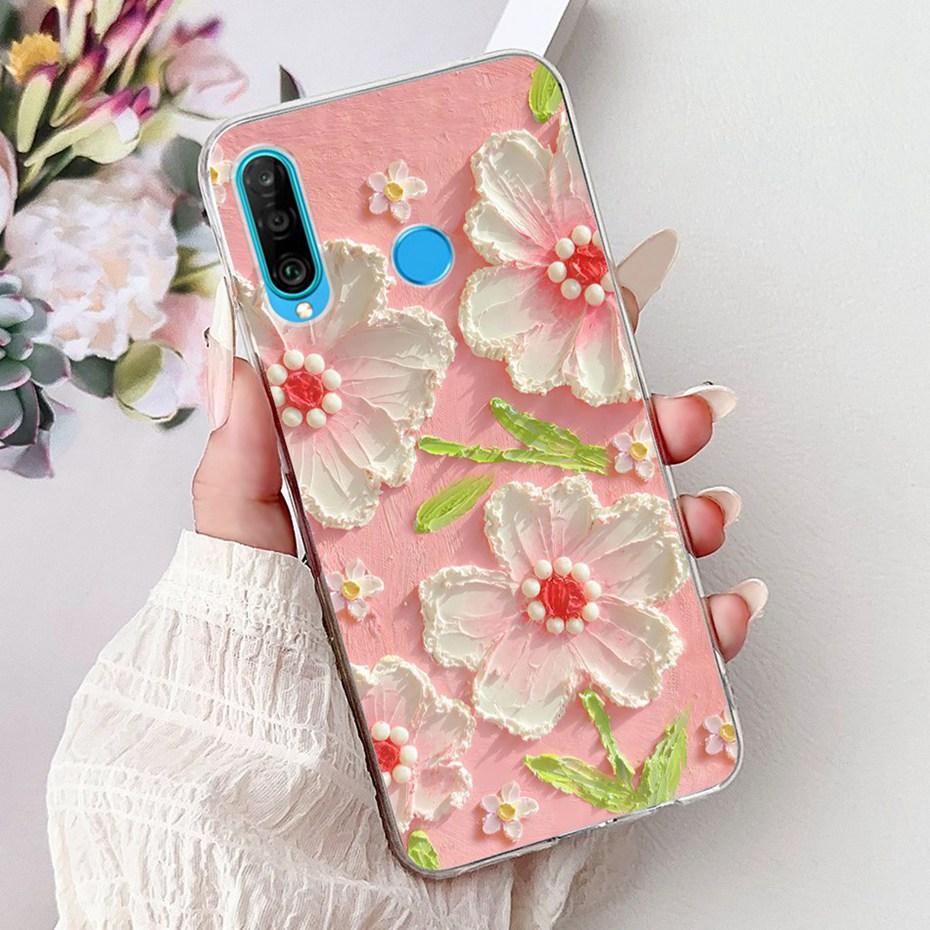 Cute Cartoon Case For Huawei P30 Lite P30 Pro Soft Silicone TPU Back Cover For Huawei P30lite P 30 P30Pro Phone Cases