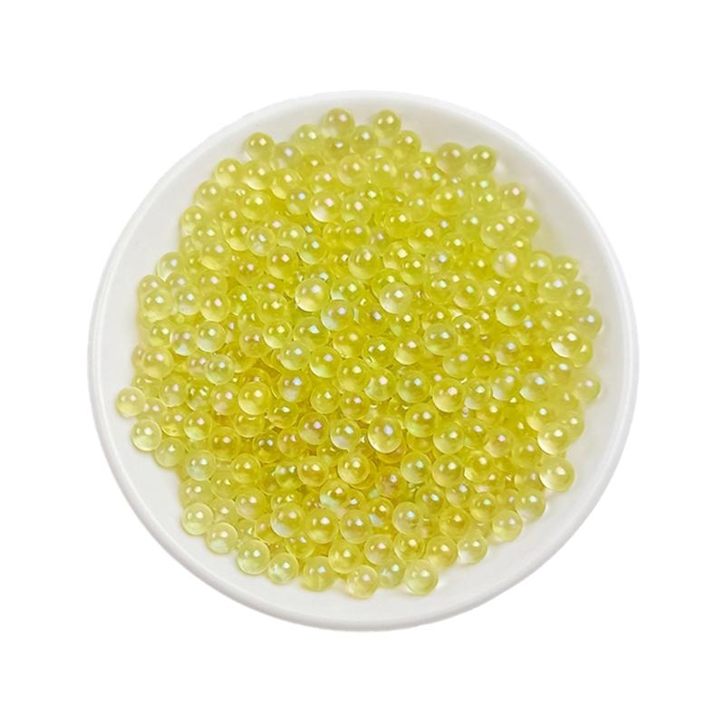 Glass Filler Beads 5 Mm, Round No-Hole Decorative Glass for Vases Styling, Gift Box, Craft Accent Pack