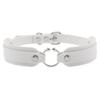 DIEZI Harajuku Gothic Cosplay PU Leather Choker Necklace For Women Men Punk Sexy Circle Pendant Torques Necklace Gift Jewelry