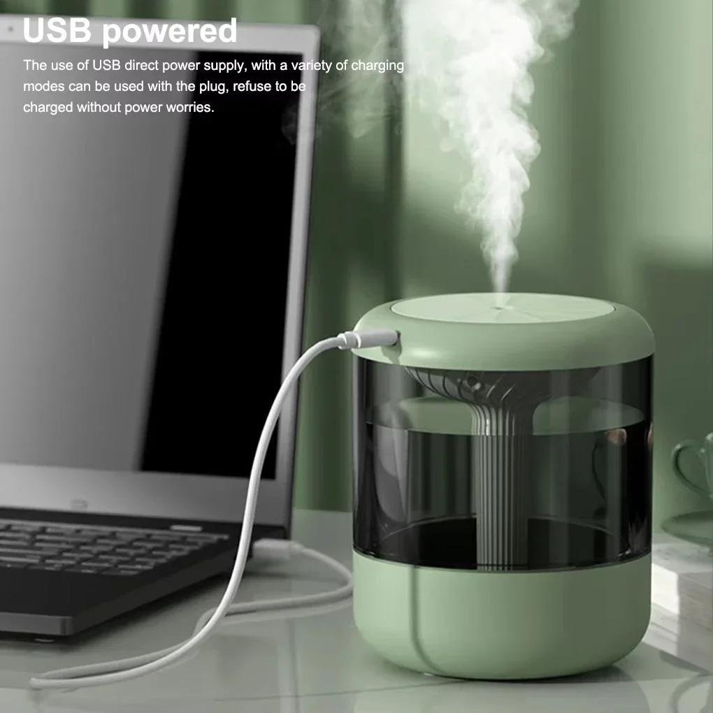 

1.2L High Capacity Air Humidifier 2 Gear Adjustable Bedroom Room Office Home Indoor Tabletop Diffuser Humidification Mist Maker