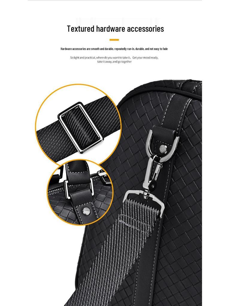 CateiKarrui Men's Large Capacity Business Travel Handbag
