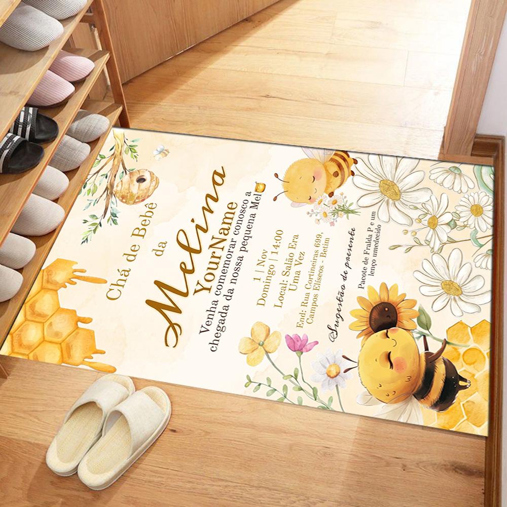 Biene Maja Personalized Name Carpet Design for Decorate room Outdoor Dormitory Dining Room Antislip Carpet Decorate Offices Perfect Gift for Women/Men