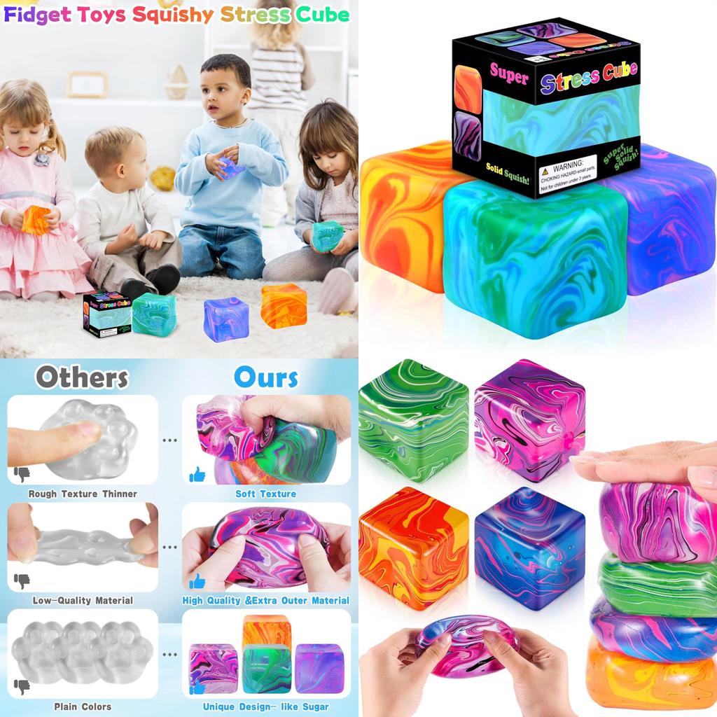 Sensory Development Fidget Puzzle With Soft Tpr Material For Children And Teens