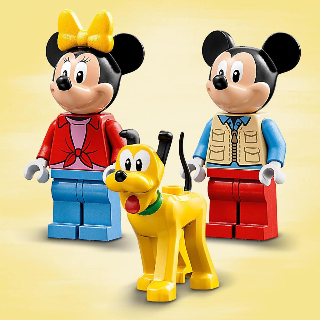 LEGO Mickey & Friends Mickey and Minnie's Exciting Camping Adventure 10777 Toy, Building Blocks, Pretend Play Gift for Boys and Girls, Ages 4 and Up