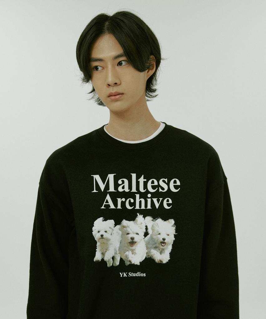 WAIKEI Maltese Archive Sweatshirt Black