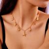 Women's Beach Pendant Necklace Fashion   Pendant Gold Chain Necklace Beach Jewelry Ocean   Conch Pendant Necklace Women