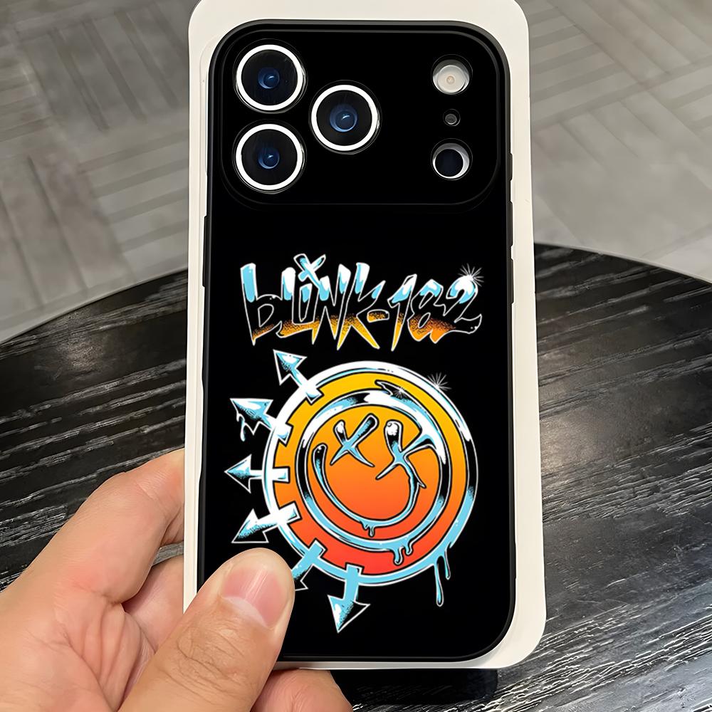 Blink-182band Phone Case For IPhone 17 Pro Max 16 15 14 Pro Max 13 11 X Xs Xr 8 7Plus Silicone Cover