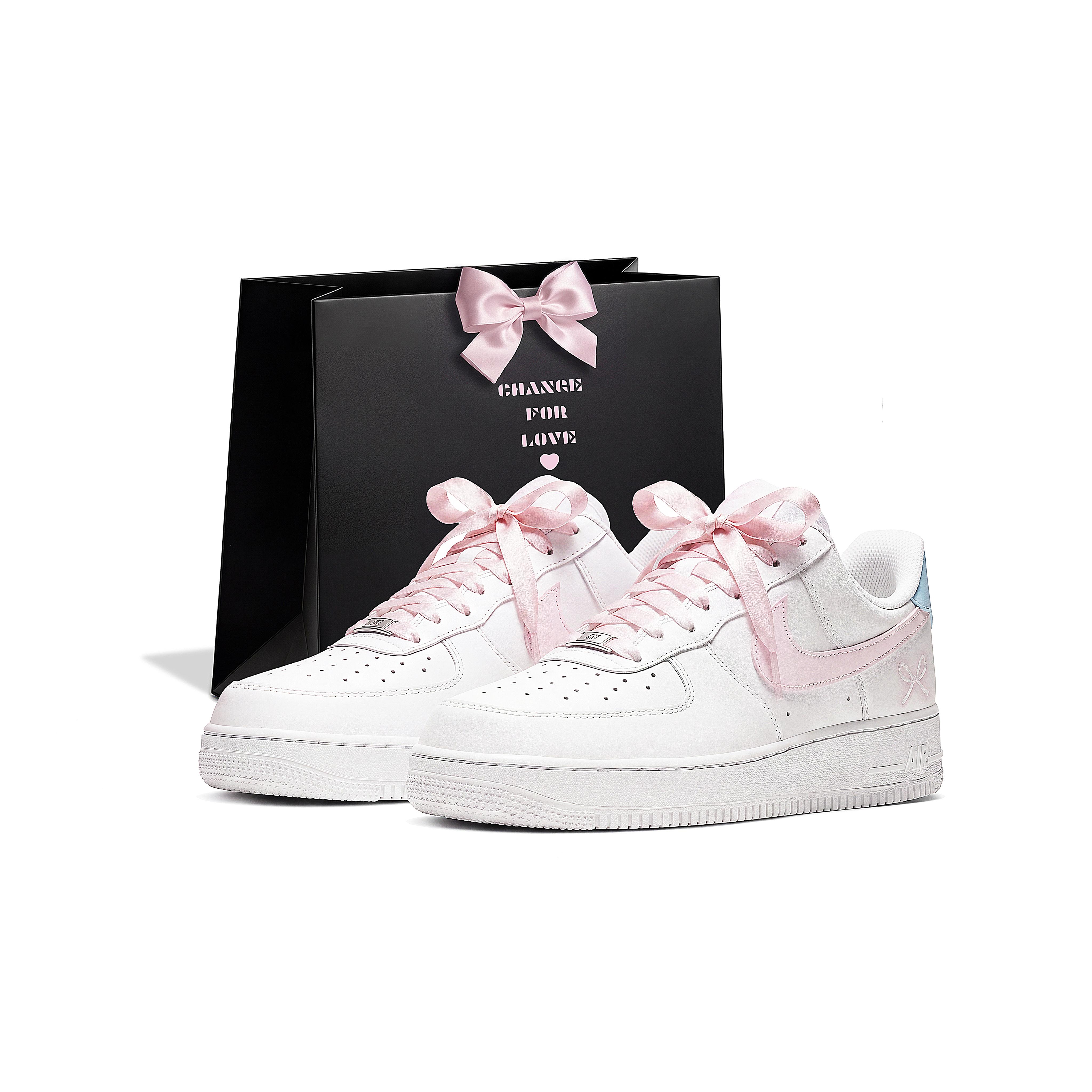 

Nike Air Force 1 Valentine s Day Slip Resistant Abrasion Resistant Low top Skateboard Shoes Women s White Pink IQ4937-161(Team2362-S-BOX) 38.5