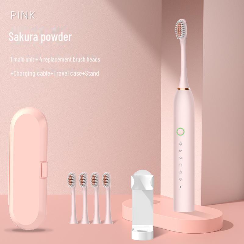 Portable Electric Toothbrush Set for Home, Dormitory, Travel - Suitable for Children and Adults