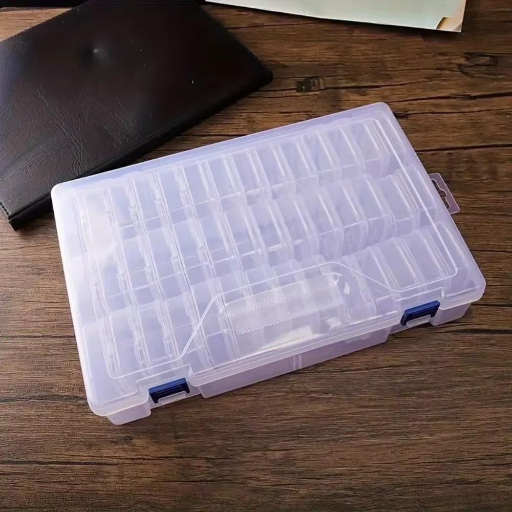 42 Grids Lid Containers Transparent Handicraft Organization Box Portable Storage Box