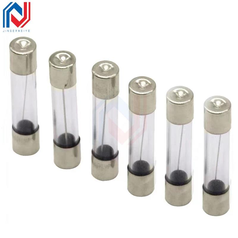 20pcs/lot One Sell 5*20mm 6*30mm Fast Blow Glass Tube Fuses 5x20 6x30 Mm 250V 0.5 1 2 3 4 5 6 8 10 15 20 25 30 A AMP Fuse Fuse Holders1