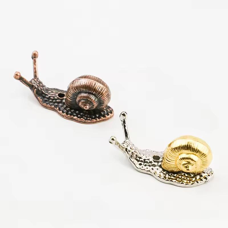 Durable Antique Snail Incense Burner Air Purification Metal Ornament Home Decoration Bonsai Incense Creative Crafts Figurines