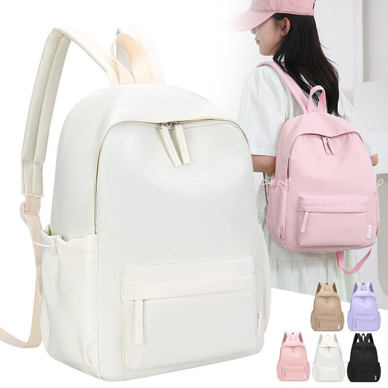 School Bag Female Large Capacity Student Backpack High School Junior High School College Student Wild Backpack Printed Logo