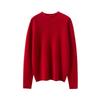 Maglione da Donna 100% Puro Cashmere a Collo Semi-Alto con Bordo Arrotolato - Nuovo Strato Base a Maglia Autunno/Inverno