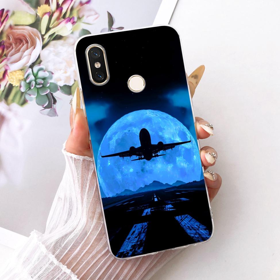 Transparent For Xiaomi Mi 8 Case Cover Luxury Fashion Butterfly Funny Cute Painted Casing M1803E1A