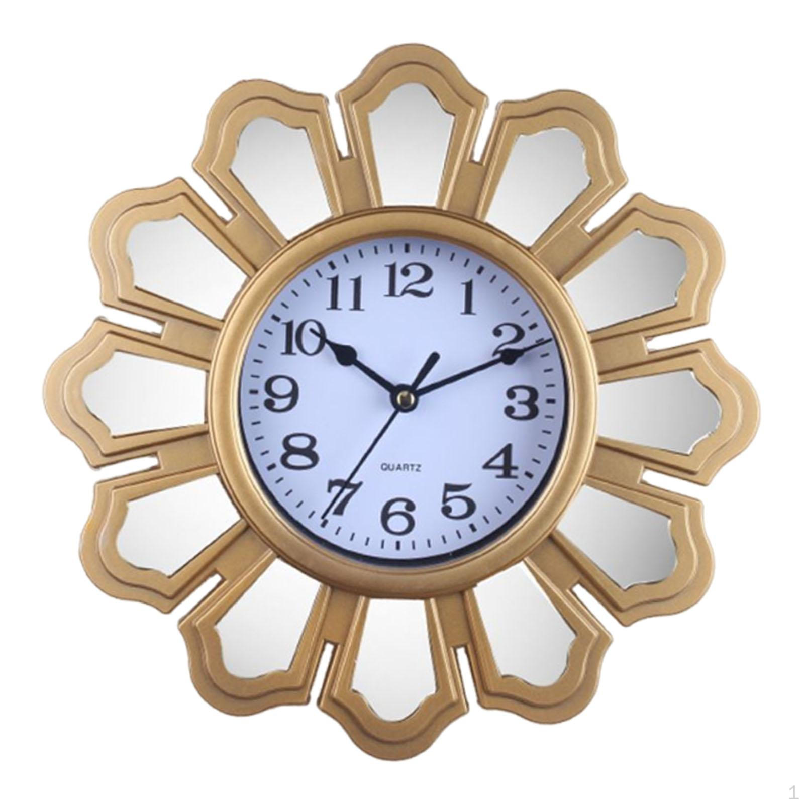 

Decorative Wall Clock, 25 Cm in Diameter, for Home, Cafe, Bar, Office, Bedroom And Kitchen. Style C