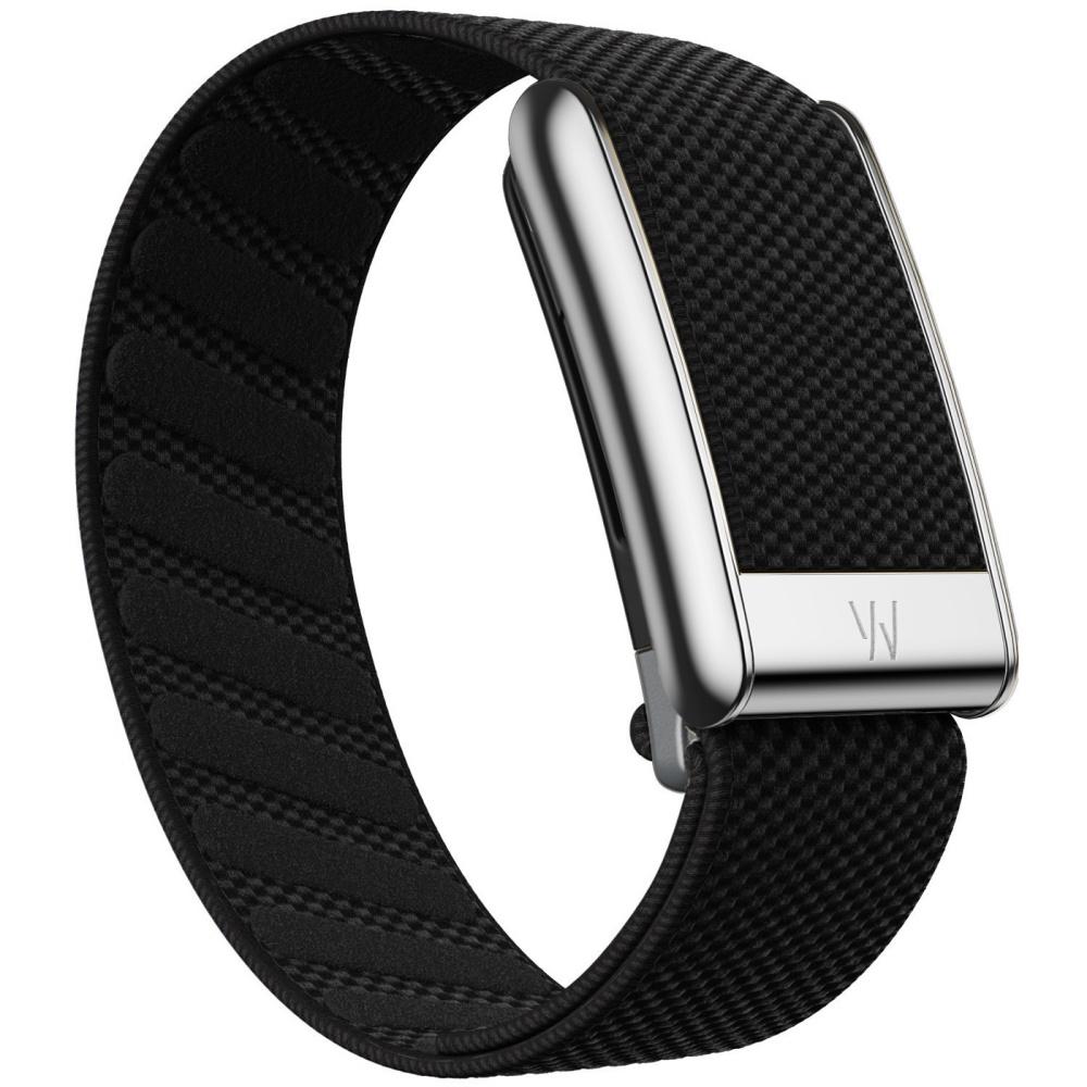 Suitable for Whoop 5.0 Mg Wristband Strap W Leather Nylon Woven Elastic Whoop Sports Replacement Strap Gold Silver Metal