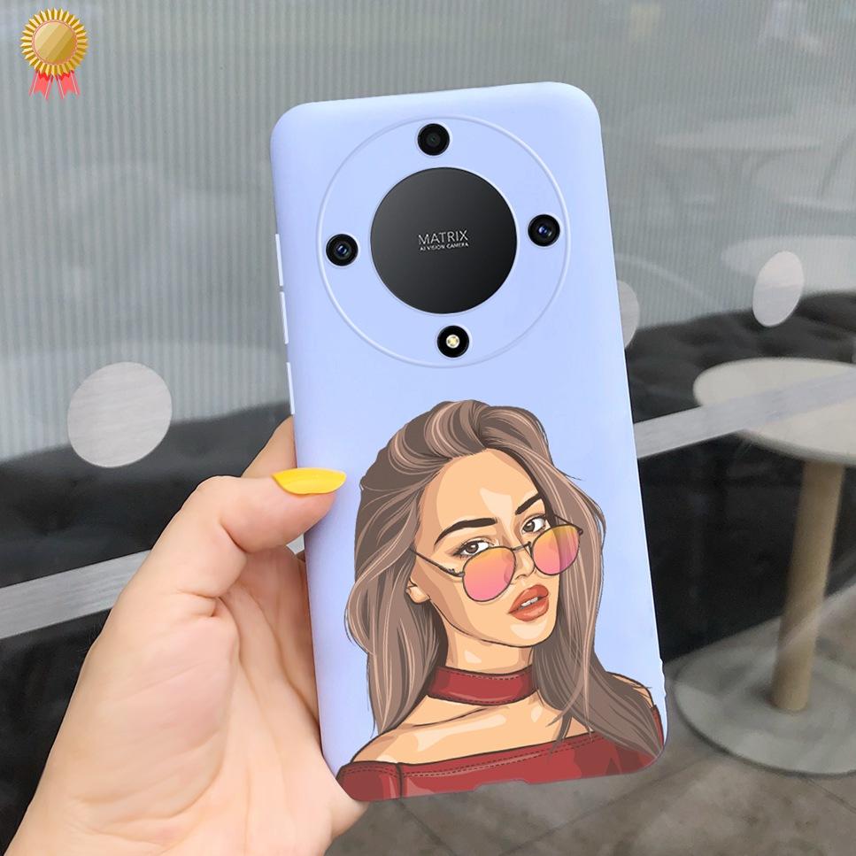 Luxury Case For Honor X9a Soft TPU Capa COOL New Cute Animal Painted Back Coque For Honor X9a X8A X7A 9XA 8XA 7XA  Bumper Bags