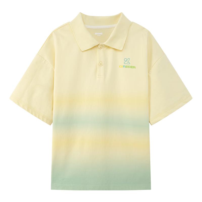 ZUOXI Boys  Gradient Polo T-Shirt 140