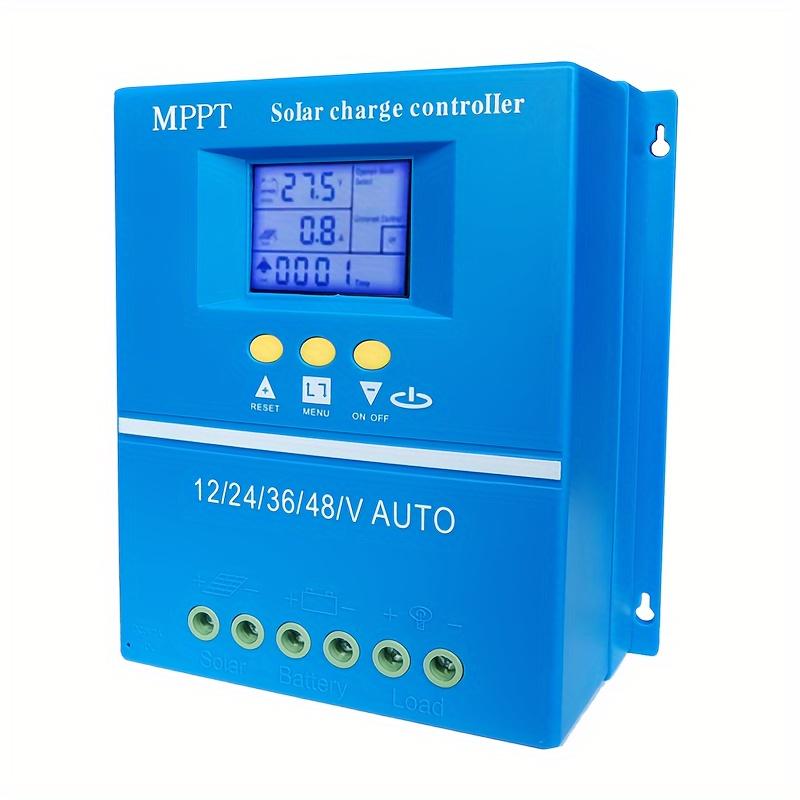 100A MPPT Solar Charge Controller Multi-Voltage with LCD Display Dual USB Outputs for Lead-Acid Lithium Batteries 2026 NEW