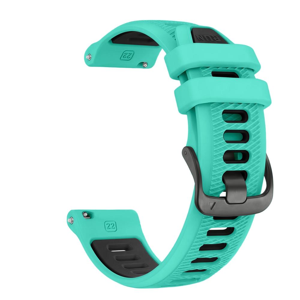 Two-tone Silicone Watch Strap For Garmin Forerunner 265 255 Music 570 47mm/Venu 4 3 2 45mm/Vivoactive 4 Watch SmartWatch bands