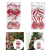 8x Christmas Balls Shatterproof Party Supplies Christmas Tree Balls Decorations for Anniversaries Xmas Tree Special Events