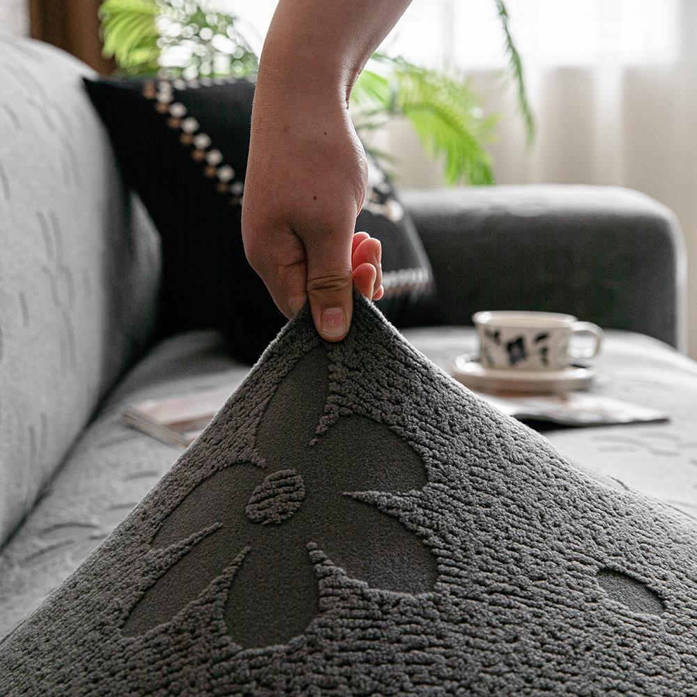 Flower All Season Universal Lazy Sofa Cover Summer New Straight Sofa Cover  Anti Cat Scratch Elastic Sofa Protection Cover