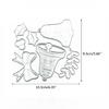 Christmas Bells Embossing Cutting Dies Wheat Die Cuts for Birthday Card Making