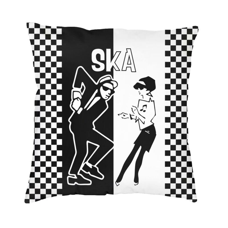 Modern Reggae Pop Music Ska Sofa Cushion Cover Velvet Throw Pillow Case Home Decor Pillowcase