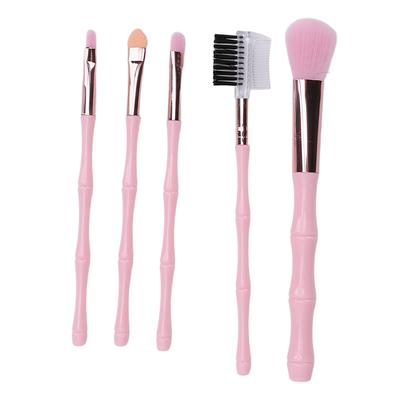 5 Stück Make-up Pinsel Tragbar Rouge Lidschatten Lippen Gesichts-Make-up Foundation Puder Pinsel Set für