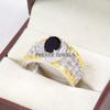 Black Onyx Oval Cut Gemstone With 925 Sterling Silver Ring For Men's #A830 JL375666932264