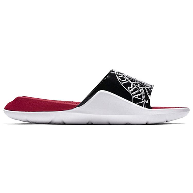 Jordan Chanclas de Deslizamiento para Mujer Negras Rojas Blancas aa2516-001