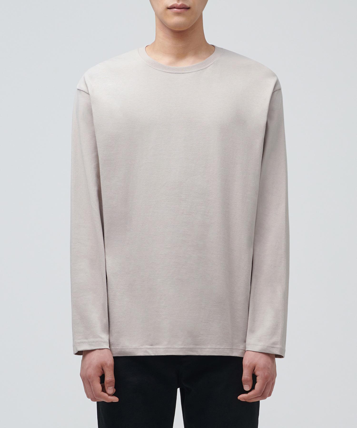 Musinsa Standard Basic Long Sleeve T-Shirt [Mushroom] Mushroom/L