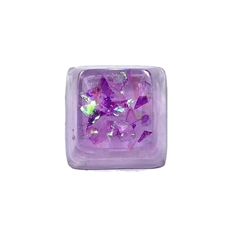 Game Mechanical Keyboard Cap Accessories Epoxy Resin for Cross Shaft Special Keycap Personalized Light Transmission Hand
