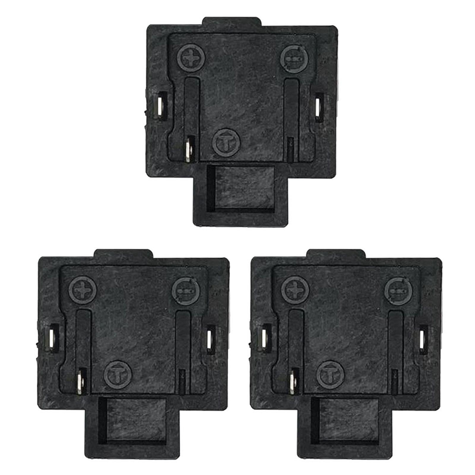 

ABS Plastic Battery Connector for Power Tool 3Pin Adapter Replacement Clip Practical and Sturdy