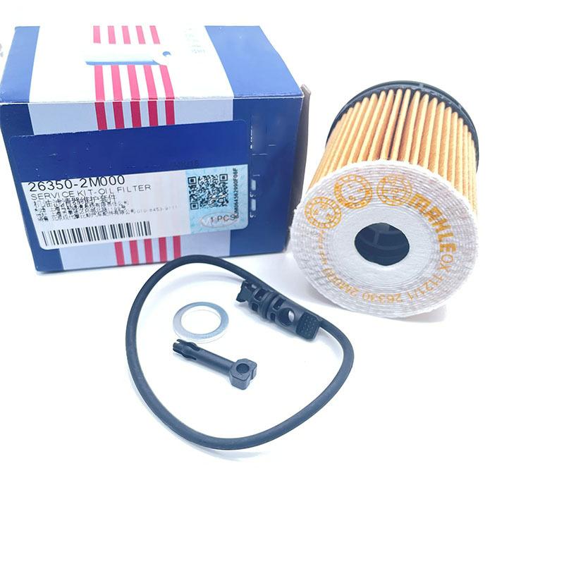 Oil Filter Kit Set FOR IX25Creta ELANTRA K3 KX3 SONATA + OEM 263502M000