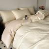 Sleep Grid Washed Cotton Silver Silk Large Jacquard Four Piece Set